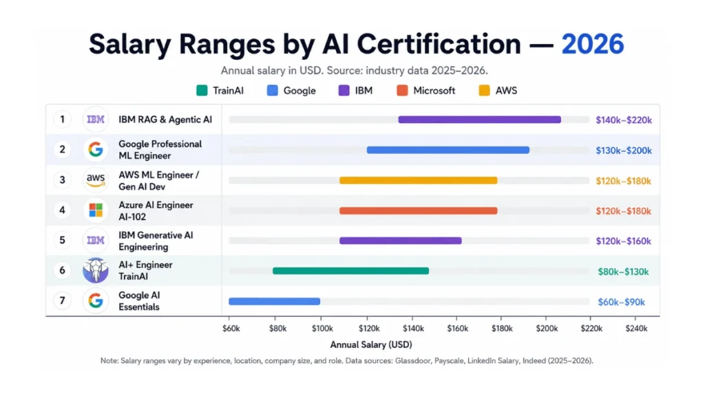 Ai certification salary roi 2026