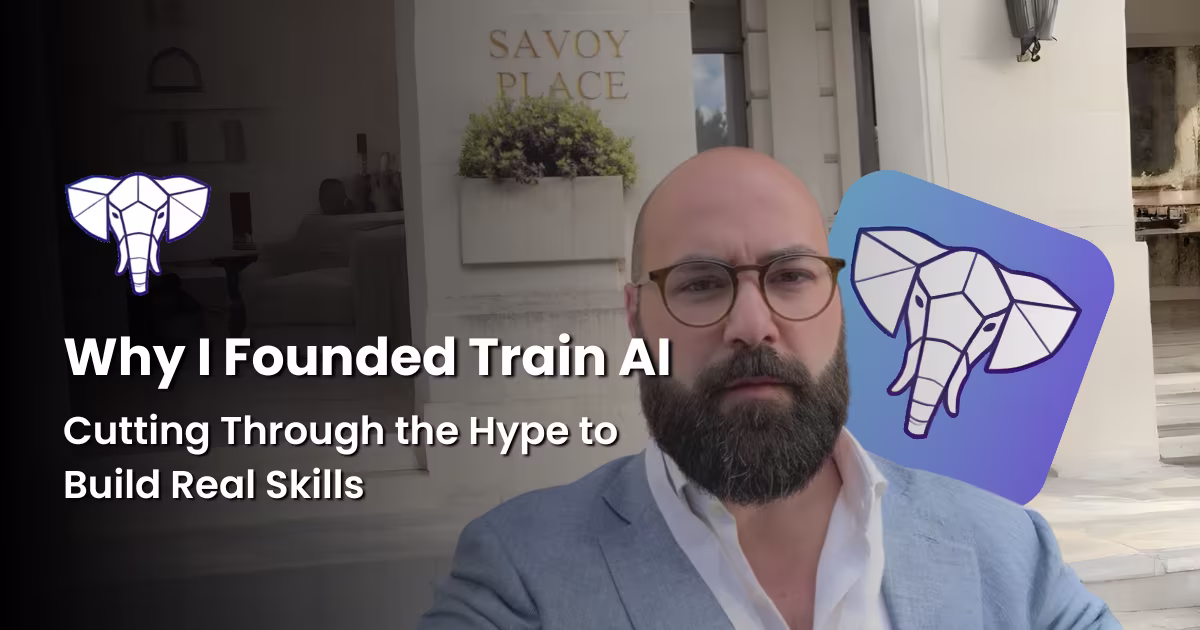Picture of Philip Blake the managing director at TrainAI